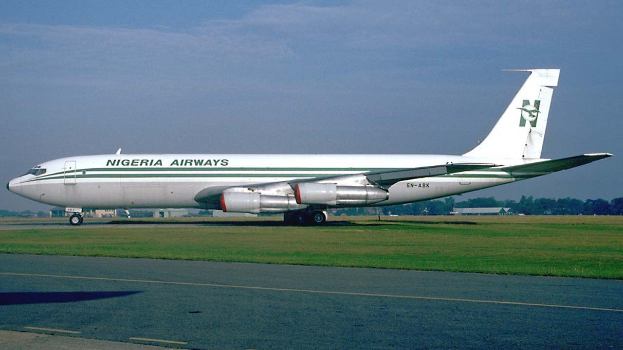 NA Nigeria Airways far back