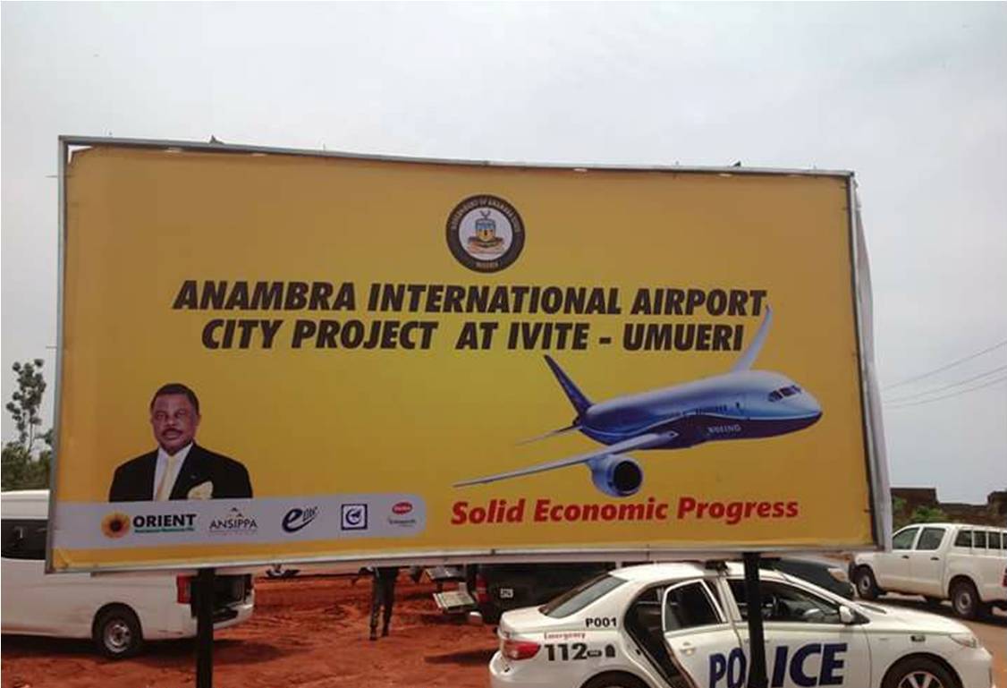 Anambra airport billboard