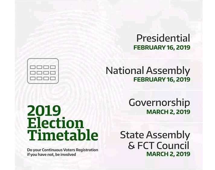 INEC Timetable