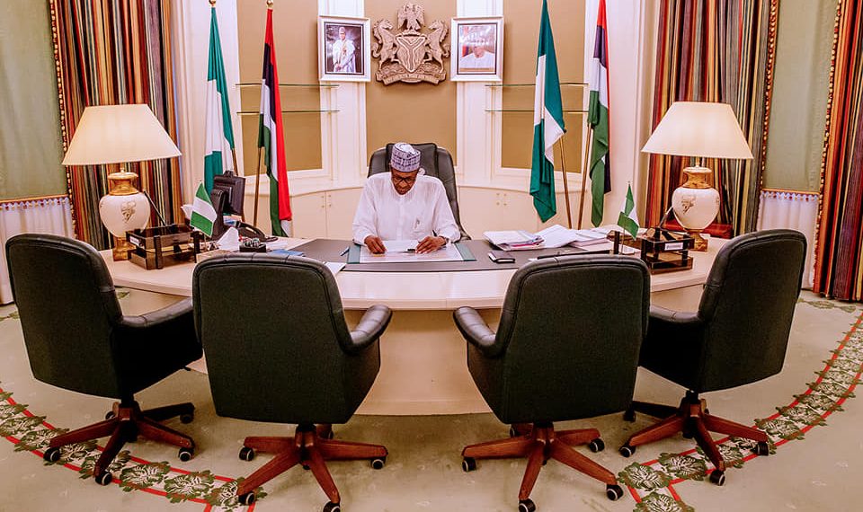 Buhari in office