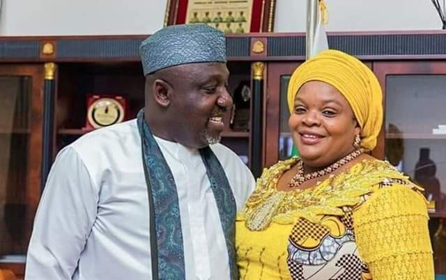 Imo Rochas and wife